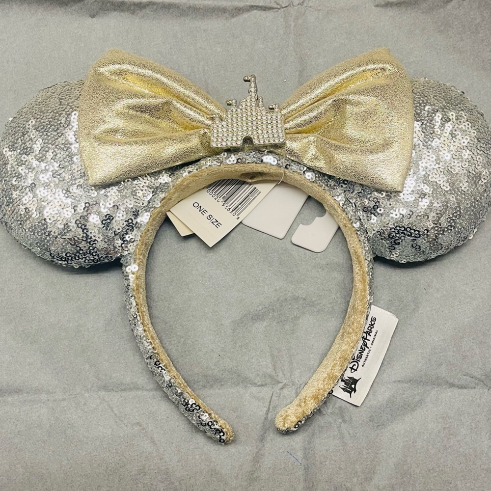 Silver and Gold Sequin Headband